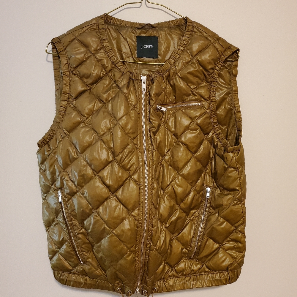 Jcrew down filled vest